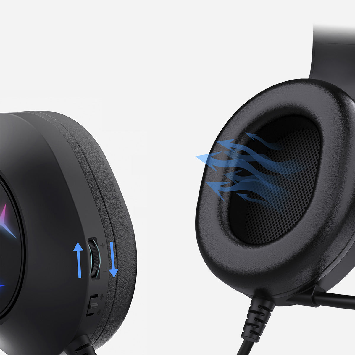 Audifonos Lenovo Gamer G60A Negro