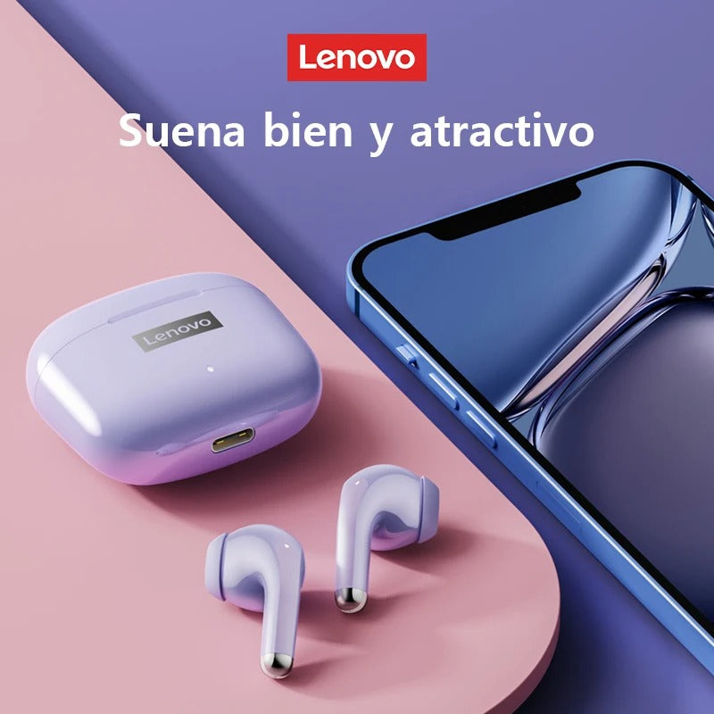 Audifono Inalambrico Lenovo LP40 Pro Morado
