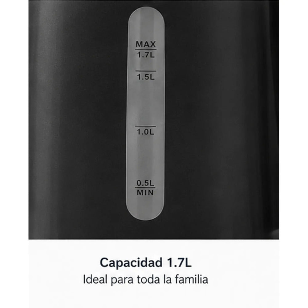 Combo Oster Hervidor Eléctrico 1.7L + Sandwichera Eléctrica Antiadherente Cocina Desayuno