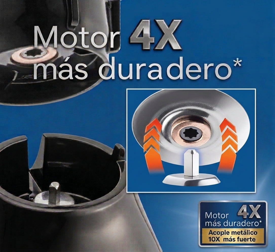Licuadora Oster 1.5L BLSTKAG-BPB Vaso de Vidrio Boroclass 2 Velocidades + Pulso 800W Negra