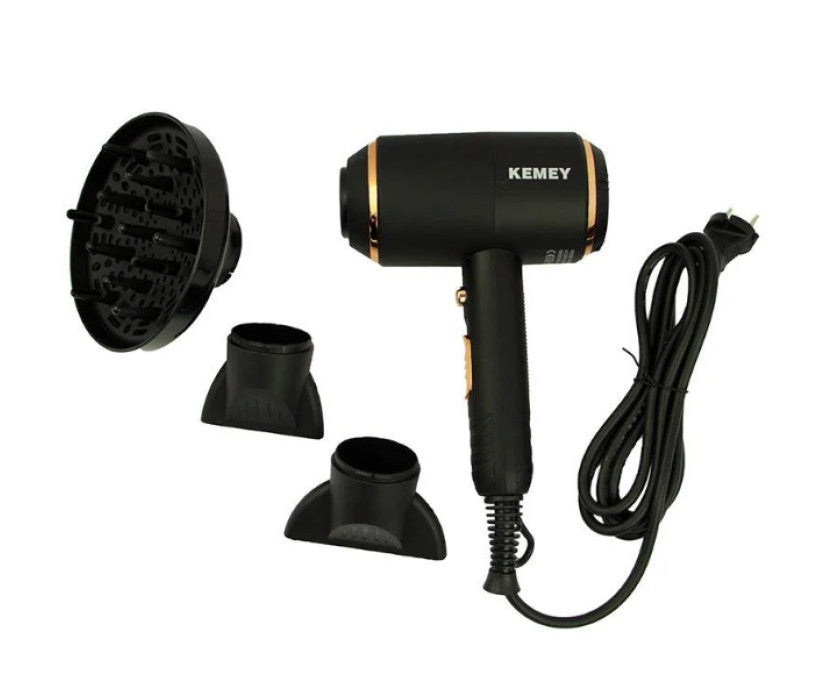 Secador De Cabello Profesional Kemey Km-8896 Energia Eólica