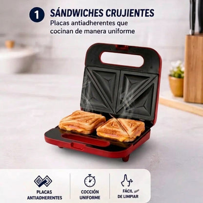 Combo Oster Sandwichera + Hervidor Eléctrico 1.7L | Desayuno Completo Rápido y Práctico CKSTSM2885R  y BVSTKT4177R