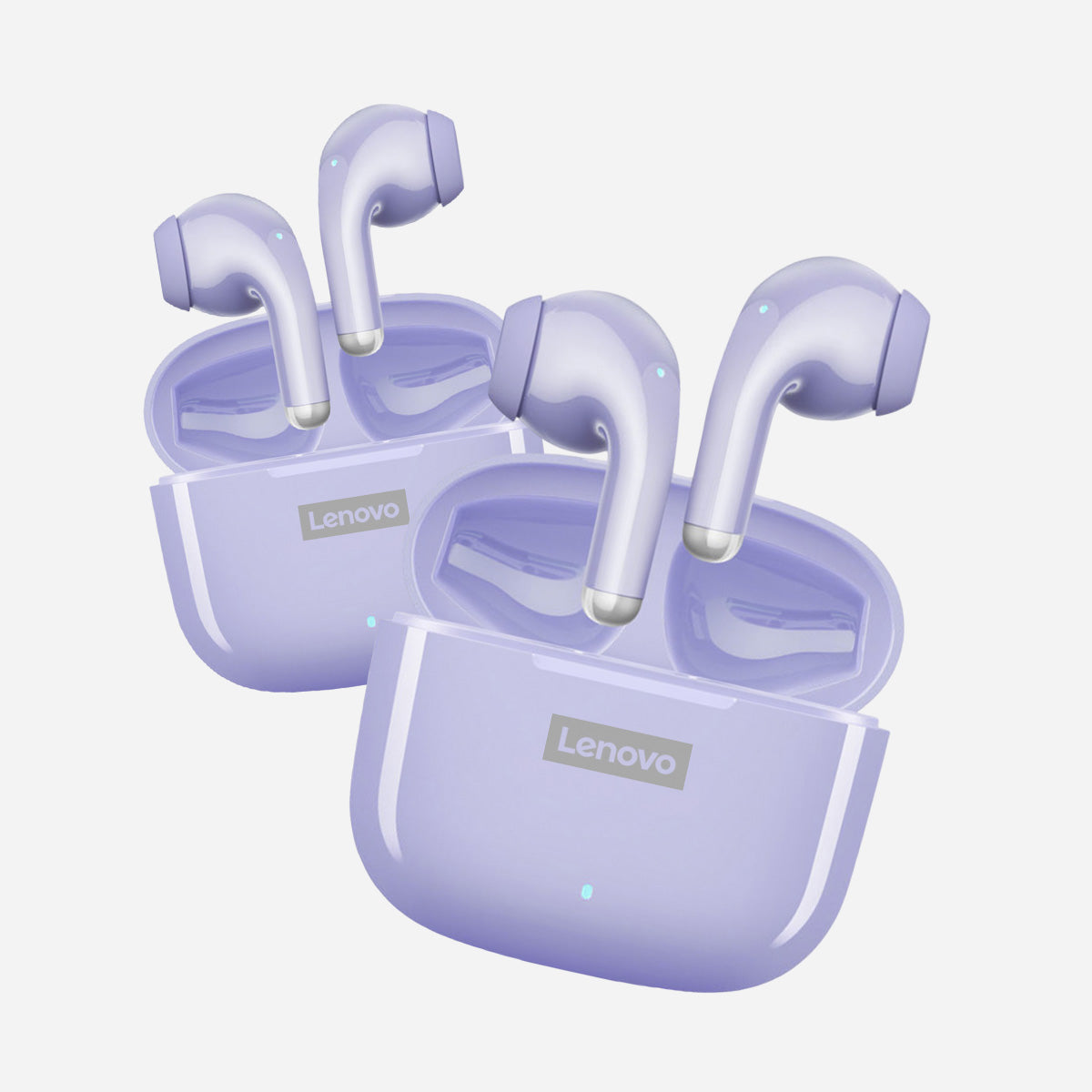 Audifonos Inalámbrico Lenovo LP40 Pro Morado 2X1