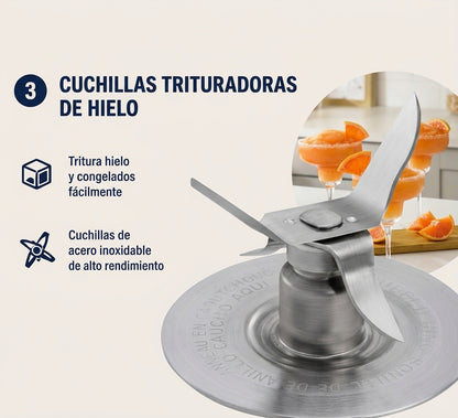 Licuadora Oster BLST4126R 1.25L 3 Velocidades Vaso de Vidrio Boroclass 1000W Roja