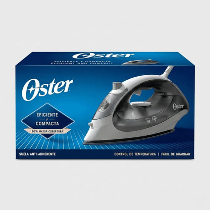 Plancha de Vapor Oster 1400W Compacta Antiadherente Ligera Ropa Impecable GCSTBS5001