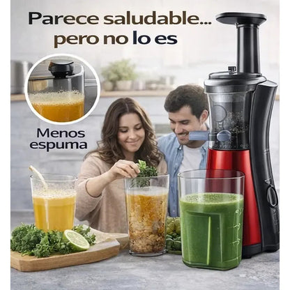 Extractor de Jugos Oster Prensado en Frío 150W Slow Juicer Más Nutrientes y Menos Espuma FPSTJE4000R