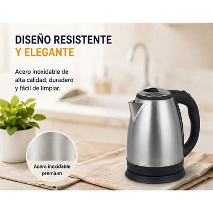 Hervidor Eléctrico Imaco KE1801 1.8L 1500W Acero Inoxidable Apagado Automático
