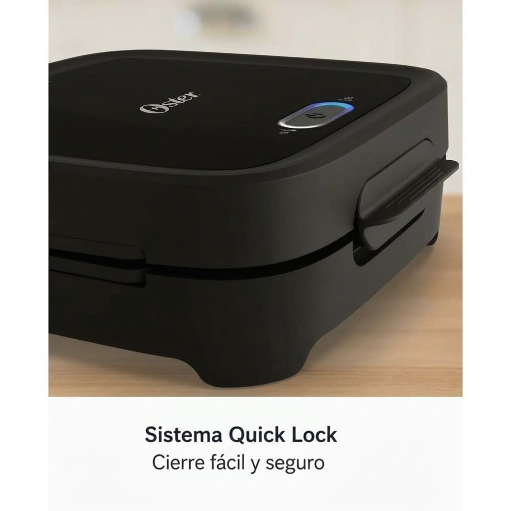 Combo Oster Hervidor Eléctrico 1.7L + Sandwichera Eléctrica Antiadherente Cocina Desayuno