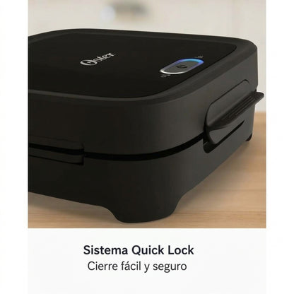 Combo Oster Hervidor Eléctrico 1.7L + Sandwichera Eléctrica Antiadherente Cocina Desayuno
