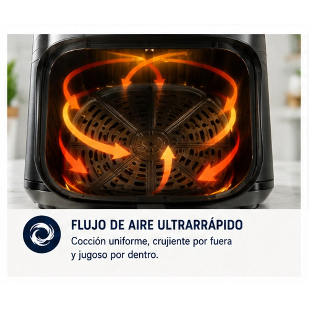 Freidora de Aire Oster Digital 6L 1600W 10 Programas CKSTAF60WDDF