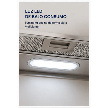 Campana Extractora Sole Hera 60 cm TURE21CO 3 Niveles Acero Inoxidable