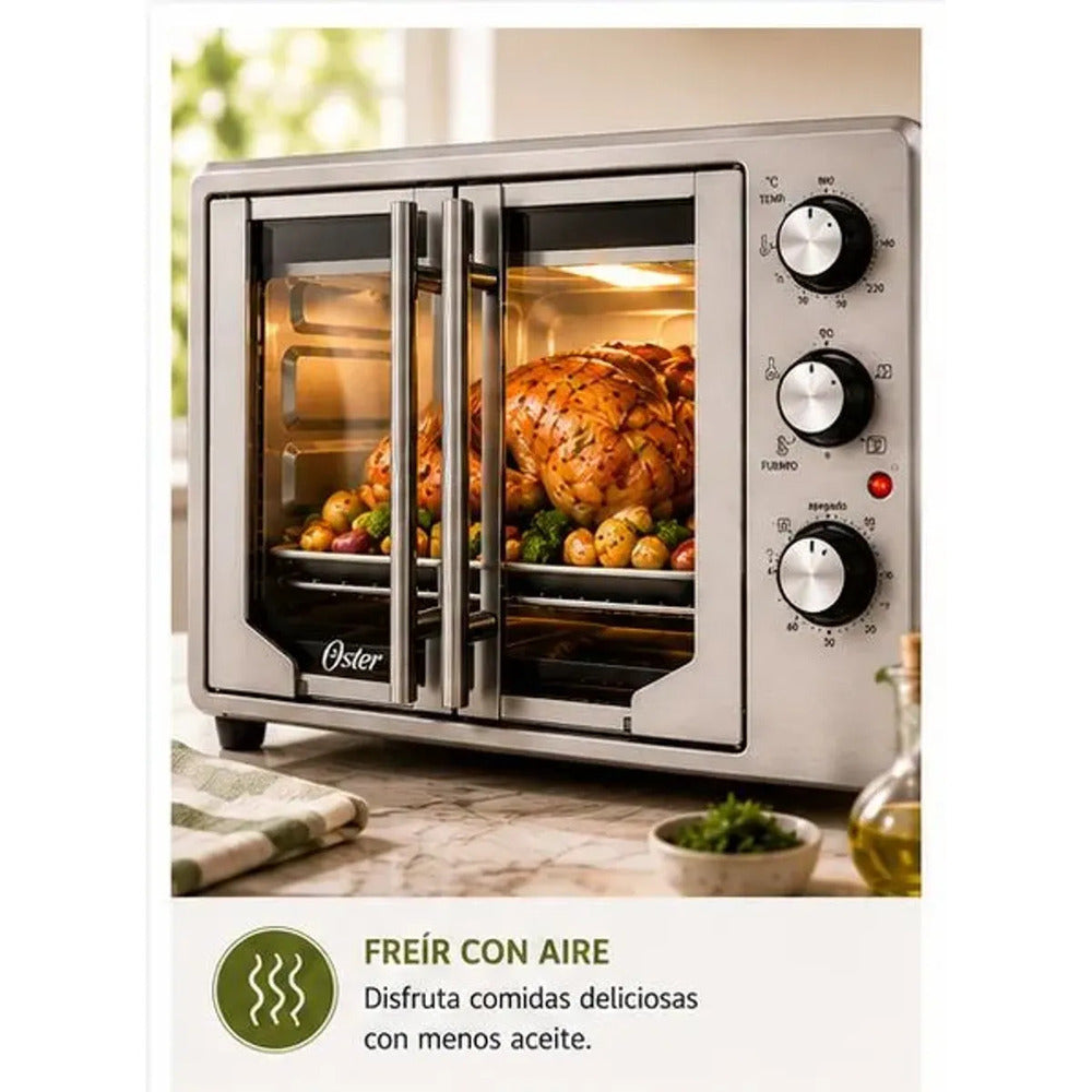 Horno con Freidora de Aire Oster 25 Litros Multifunción 5 Funciones TSSTTV25FDMAFNS