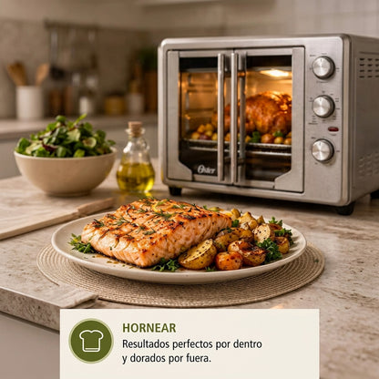 Horno con Freidora de Aire Oster 25 Litros Multifunción 5 Funciones TSSTTV25FDMAFNS