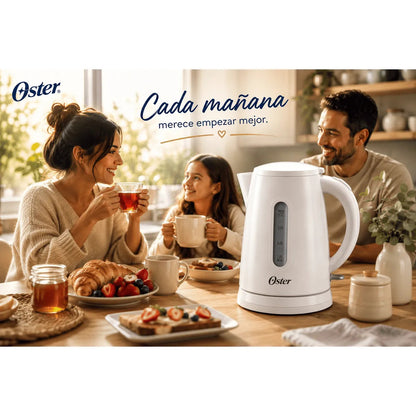 Hervidor Eléctrico Oster BVSTKT35W 3.5 Litros 2200W con Apagado Automático y Base 360°