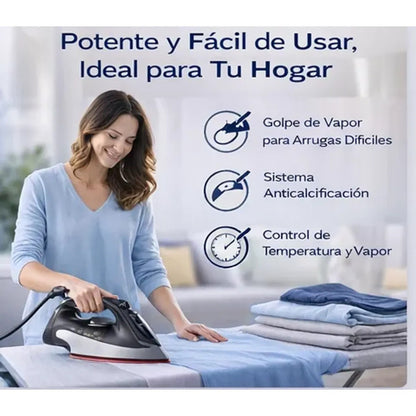 Plancha a Vapor Oster GCSTAC6953 2000W Tecnología Aeroceramic Anticalc Autoapagado