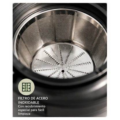 Extractor de Jugos Oster FPSTJE317R 600W con Boca Extra Ancha, 2 Velocidades y Jarra de 1.25 L