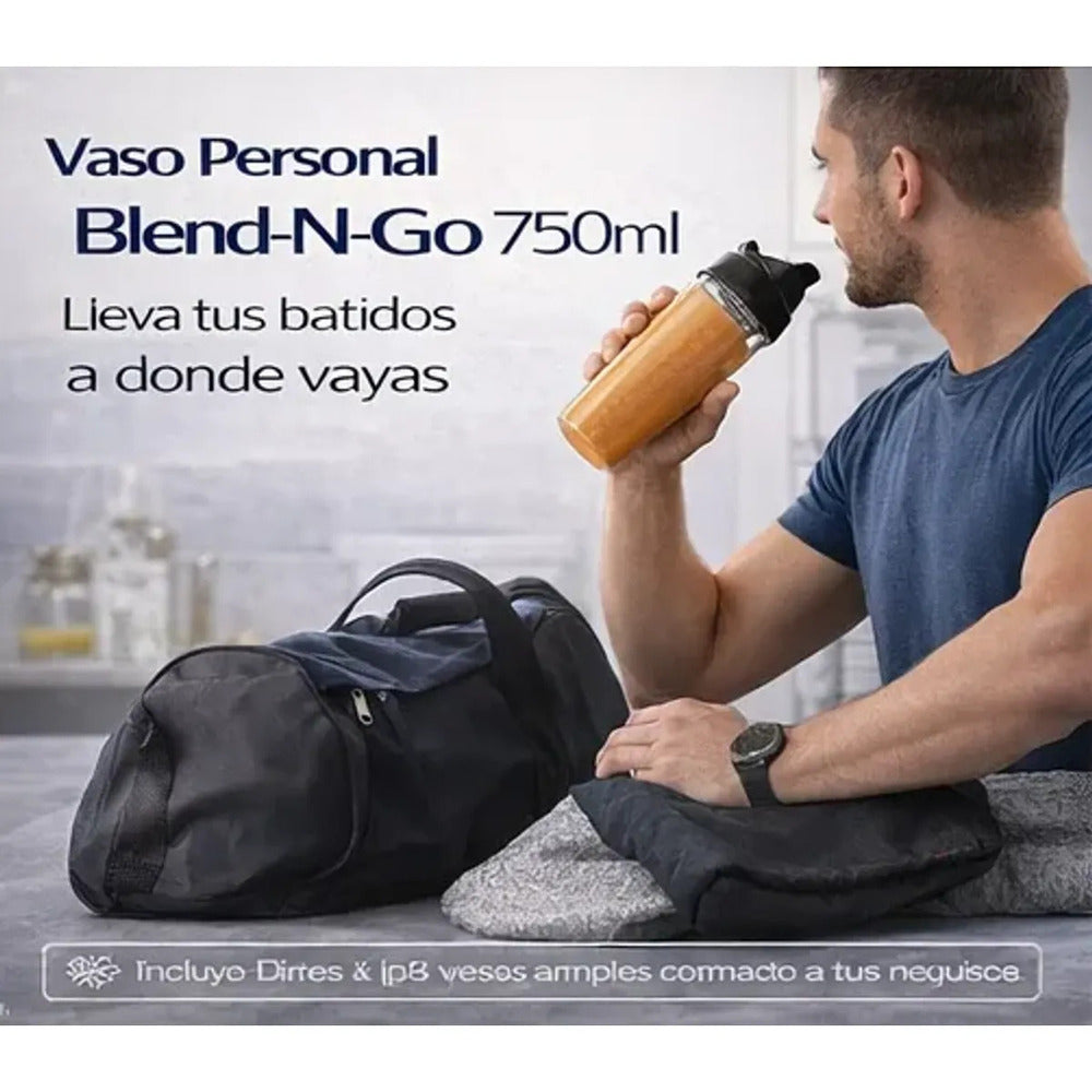 Licuadora Oster Xpert Series BLST3A-CPG 1500W Vaso Vidrio 2L + Vaso Personal 750ml Reversible