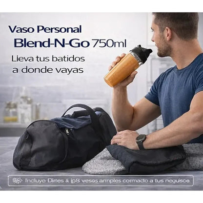 Licuadora Oster Xpert Series BLST3A-CPG 1500W Vaso Vidrio 2L + Vaso Personal 750ml Reversible