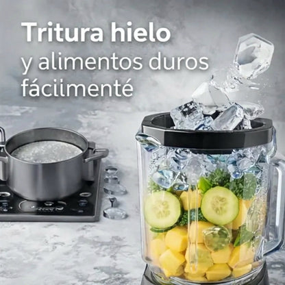 Licuadora Oster Xpert Series 1500W Vaso de Vidrio 2L + Blend N Go BLST3A-CPG Tecnología Reversible