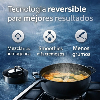 Licuadora Oster Xpert Series 1500W Vaso de Vidrio 2L + Blend N Go BLST3A-CPG Tecnología Reversible