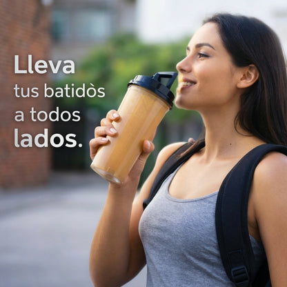 Licuadora Oster Xpert Series 1500W Vaso de Vidrio 2L + Blend N Go BLST3A-CPG Tecnología Reversible