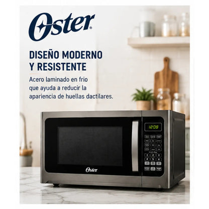Microondas Oster 30 Litros POGGM61002 Negro 900W 6 Programas Función Descongelar