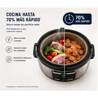 Olla Multifunción Oster CKSTPCECOV57 5.7L Ovalada 15 Funciones Bioceramic Multiolla Rápida
