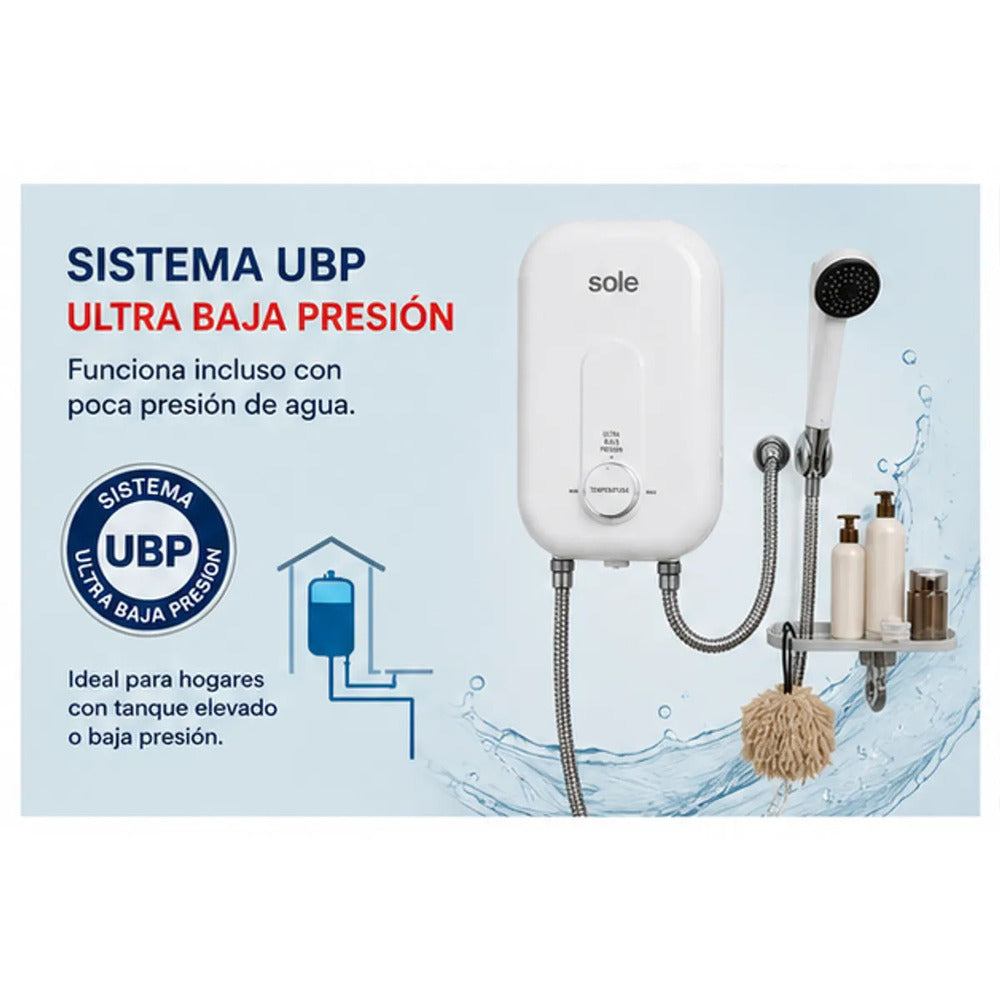 Rapiducha Sole Turbo III 4800 4000W UBP Baja Presión y 5 Sistemas de Seguridad