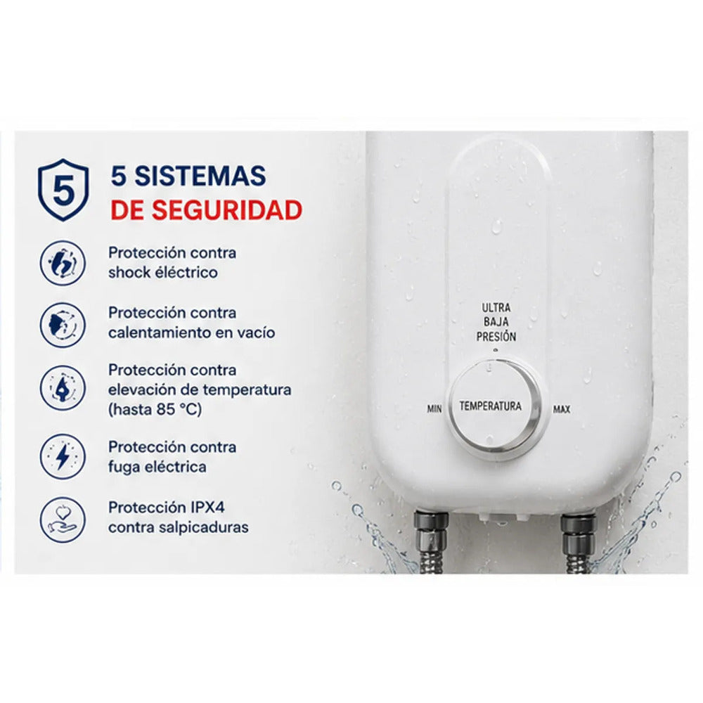 Rapiducha Sole Turbo III 4800 4000W UBP Baja Presión y 5 Sistemas de Seguridad