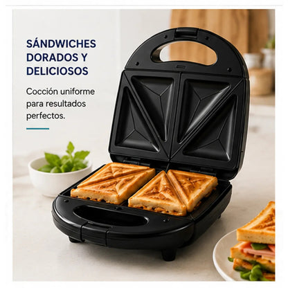 Sandwichera Oster CKSTSM3891 con Placas Removibles Antiadherentes 700W para 2 Sandwiches Original