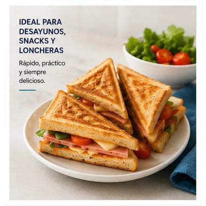 Sandwichera Oster CKSTSM3891 con Placas Removibles Antiadherentes 700W para 2 Sandwiches Original
