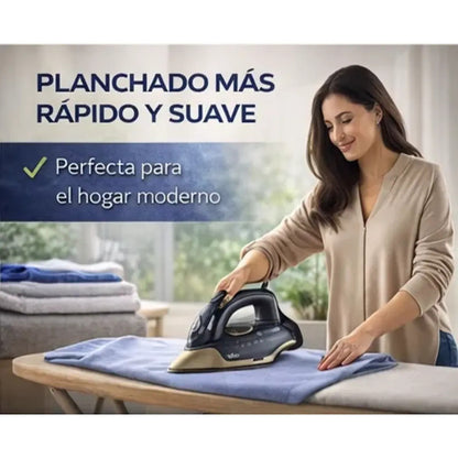 Plancha a Vapor Oster GCSTPX9000B Suela Cerámica con Partículas de Diamante Antiadherente